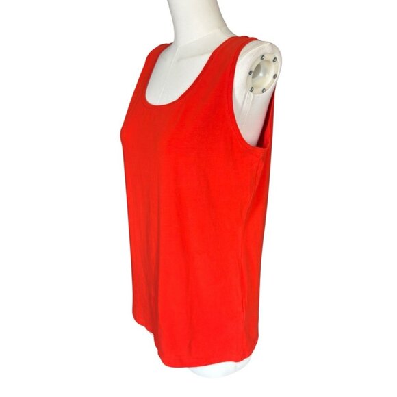 Jones New York Round Neck Sleeveless Pullover Tank Tee Women's Sz L - Picture 2 of 8